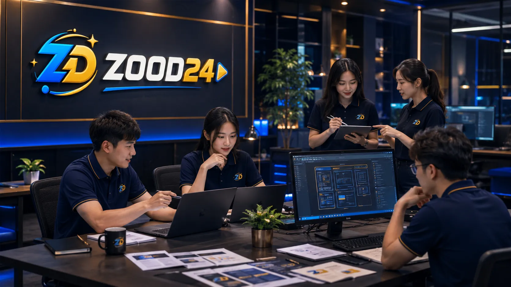 ภาพสำนักงานและทีมงาน ZOOD24BET ผู้ดูแลเว็บไซต์และข้อมูลสำหรับผู้ใช้งาน
